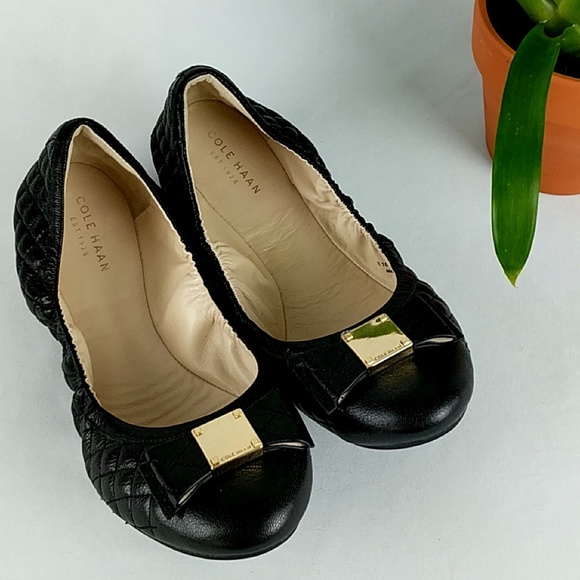 Cole Haan Shoes - Cole Haan Tali Bow Quilted Ballet Flat